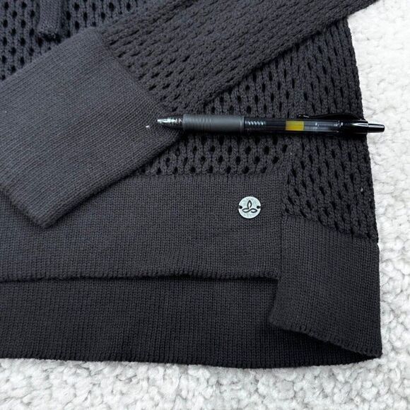 Prana Translucent Cowl Neck Sweater Black - Picture 5 of 11